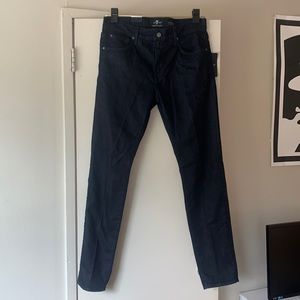 NWT 7 for all Mankind Men’s Riley Skinny Jean sz34
